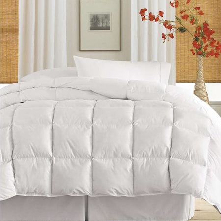 Club Le Med All-Natural Down Blend Comforter, White, Full/Queen GP033005